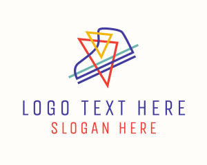 Colorful Geometric Sneaker logo