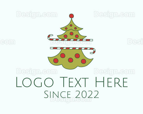 Christmas Tree Sugar Cane Logo