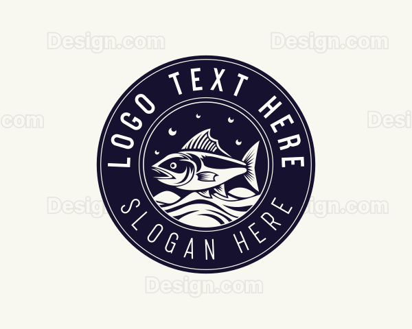 Fishery Tuna Fishing Logo