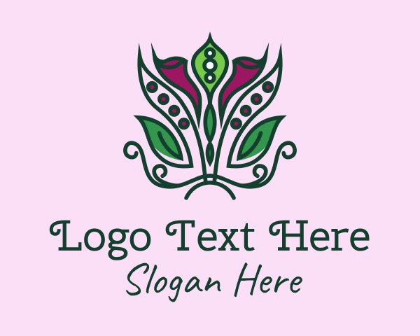 Bouquet logo example 1