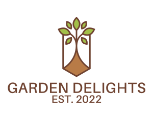 Tree Planting Garden logo design