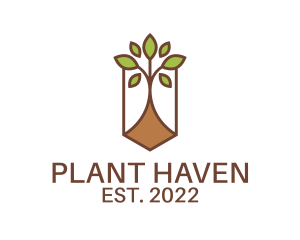 Tree Planting Garden logo design