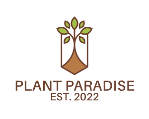 Tree Planting Garden logo design