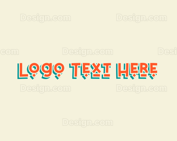 Retro Playful Business Logo