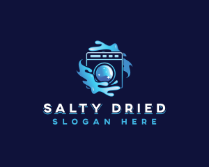 Laundry Wash Cleaning logo design