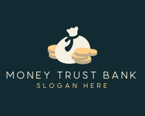 Money Financial Bag logo design