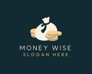 Money Financial Bag logo design