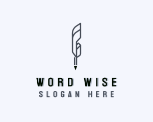 Write Quill Pen Literature logo