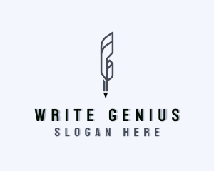 Write Quill Pen Literature logo