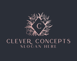 Luxury Wedding Planner Floral logo