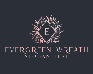 Luxury Wedding Planner Floral logo design