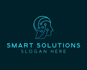 Digital Human Artificial Intelligence logo design