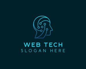 Digital Human Artificial Intelligence logo design