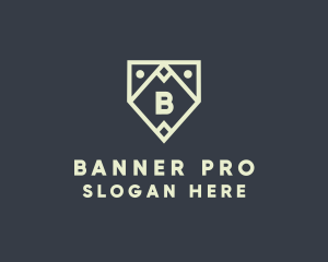 Mountain Decorative Banner logo design