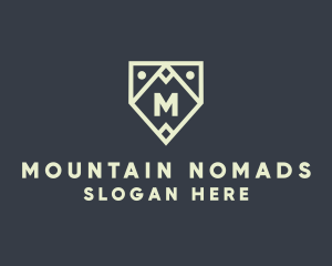 Mountain Decorative Banner logo design