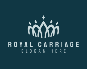 Royal Crown Tiara logo design