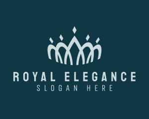 Royal Crown Tiara logo design