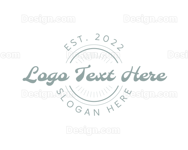 Retro Style Branding Logo