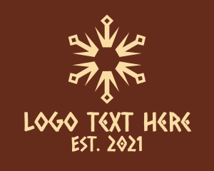 Tribal Sun Decoration  logo