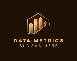 Graph Growth Statistics logo design