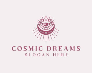 Spiritual Cosmic Eye logo design