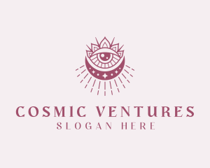 Spiritual Cosmic Eye logo design