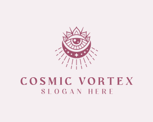 Spiritual Cosmic Eye logo design