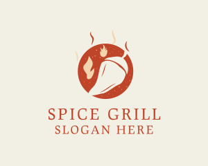 Spicy Chili Pepper logo design