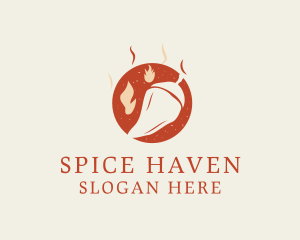 Spicy Chili Pepper logo design