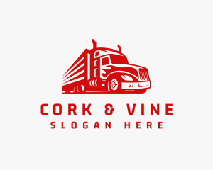 Freight Cargo Truck Logo