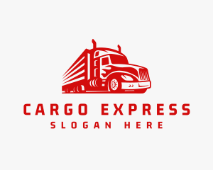 Freight Cargo Truck logo design