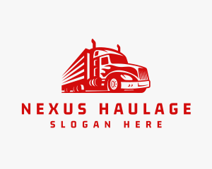 Freight Cargo Truck logo design