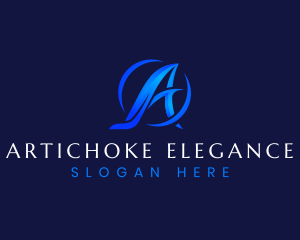 Luxury Elegant Letter A logo design