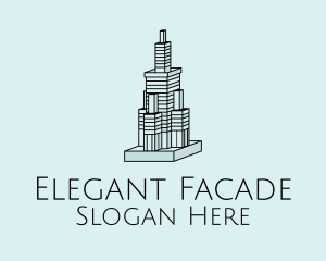 3D Skyscraper Building  logo