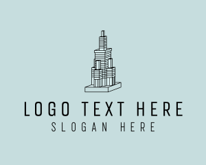 3D Skyscraper Building  logo