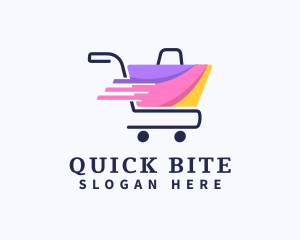 Shopping Bag Cart logo design