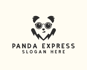 Cute Smart Panda  logo design