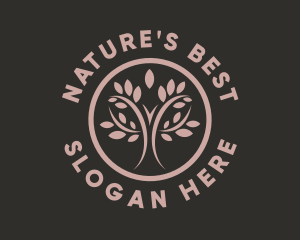 Nature Charity Tree logo design