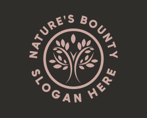 Nature Charity Tree logo design