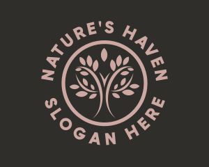 Nature Charity Tree logo design