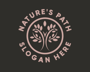 Nature Charity Tree logo design