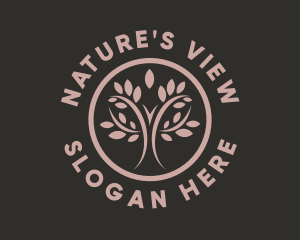 Nature Charity Tree logo design