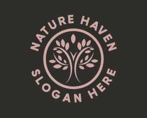 Nature Charity Tree logo design