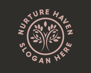 Nature Charity Tree logo design