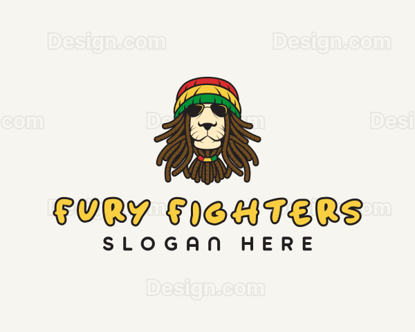 Reggae Lion Sunglasses Logo