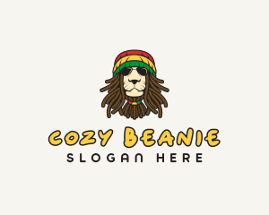 Reggae Lion Sunglasses logo design