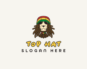 Reggae Lion Sunglasses logo design