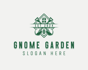 Lawn Shovel Garden logo design