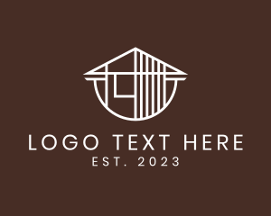 Minimalist Architectural House logo