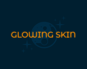 Moon Glow Wordmark logo design